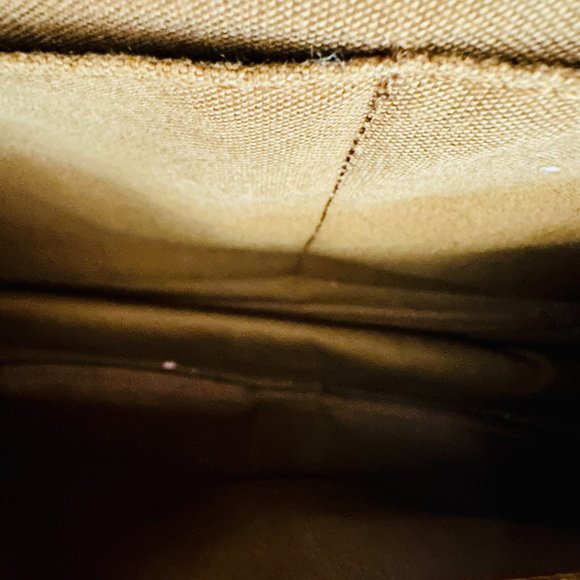 AUTHENTIC LOUIS VUITTON MONOGRAM SAUMUR 35 MADE IN FRANCE AR1924 - Picture 11 of 16